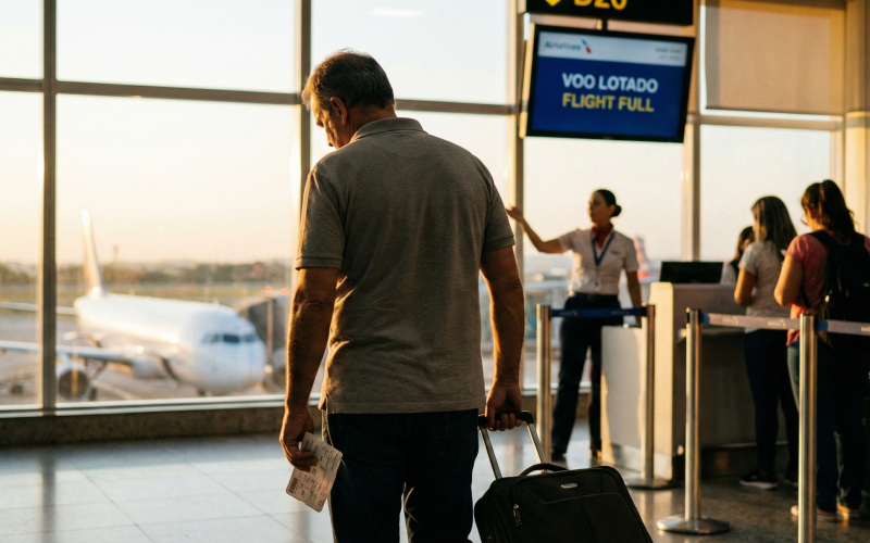 Overbooking: o que é, por que é ilegal e quais direitos o passageiro possui